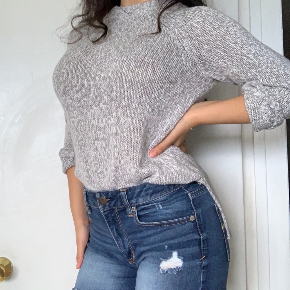 Grey Knitted Sweater